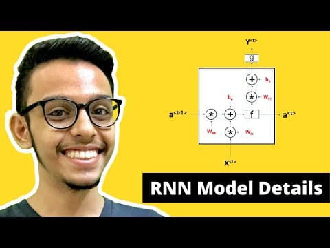 RNN Model Details | Recurrent Neural Networks | Deep Learning thumbnail
