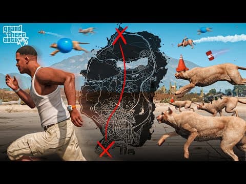 Can Franklin Escape Los Santos When It’s Overrun By Cougars? thumbnail