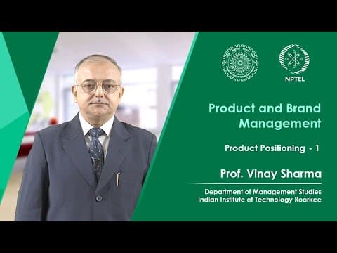 Lecture 11: Product Positioning - 1 thumbnail