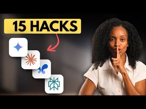 15 Ways You Need To Use AI Everyday for FREE (BONUS hacks) thumbnail