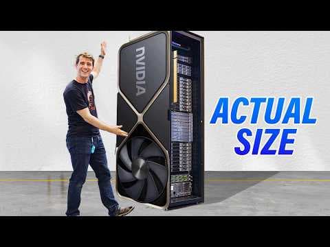 This is NVIDIA’s new GPU - Blackwell NVL72 Rack thumbnail