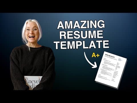 How to Make An Impressive Resume for FREE (in 2024) thumbnail