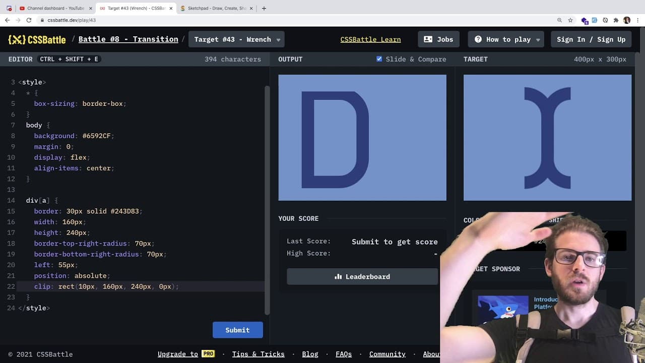 YouTube video player