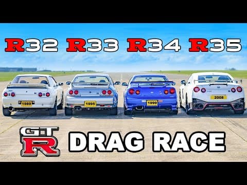 EVERY Nissan GT-R DRAG RACE! thumbnail