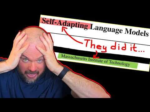 MIT's New AI "REWRITES ITSELF" to Improve It's Abilities | Researchers STUNNED! thumbnail