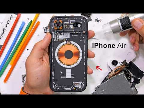 iPhone Air Teardown -- I have no words thumbnail
