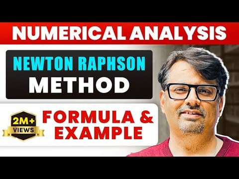Newton Raphson Method | Numerical Methods | Formula & Example thumbnail