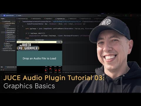How to Make Your First VST Plugin | #03: Graphics in JUCE for Beginners thumbnail