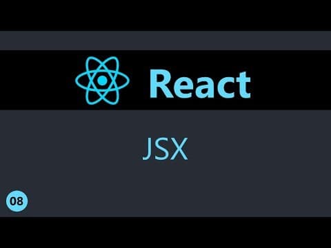 ReactJS Tutorial - 8 - JSX thumbnail