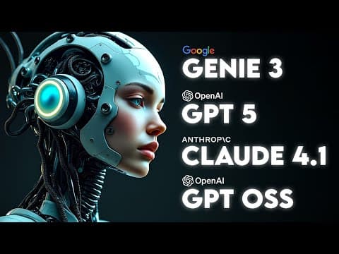 AI Just Shocked The World: Genie 3, GPT 5, Claude 4.1, GPT OSS... thumbnail
