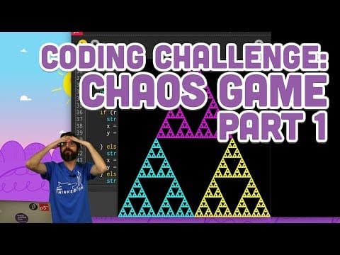 Coding Challenge #123: Chaos Game Part 1 thumbnail
