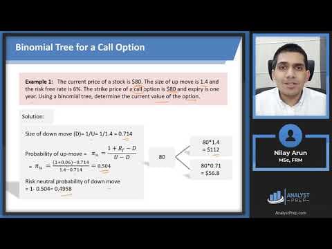 Binomial Option Pricing Model (Calculations for CFA® and FRM® Exams) thumbnail