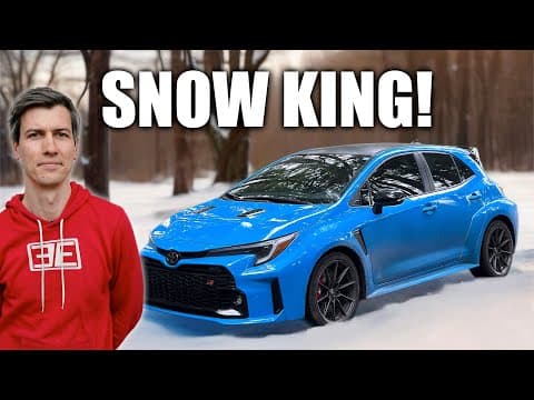 How Does The Toyota GR Corolla Handle Snow? Manual vs Auto! thumbnail