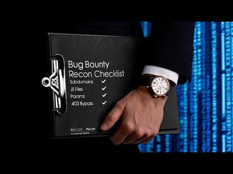 Recon to Master: The Complete Bug Bounty Checklist (2025 Edition) thumbnail