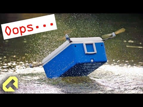 DIY Cooler Drone - Fail / Bloopers thumbnail