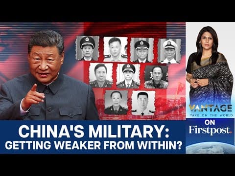 Inside Xi Jinping's Massive Military Purge in China | Vantage with Palki Sharma thumbnail