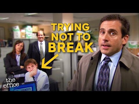 The Office moments that were NOT scripted - The Office US thumbnail
