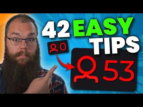 42 EASY Twitch Tips to GROW Your Channel in 22 Minutes thumbnail