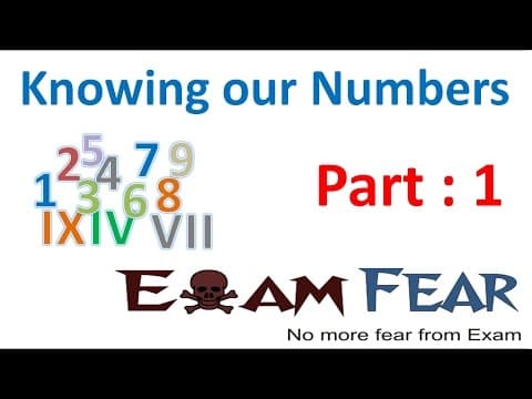 Maths Knowing Our Numbers part 1 (Introduction) CBSE Class 6 Mathematics VI thumbnail