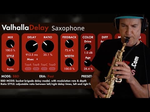 Valhalla delay- best effect for Saxophone ever? thumbnail