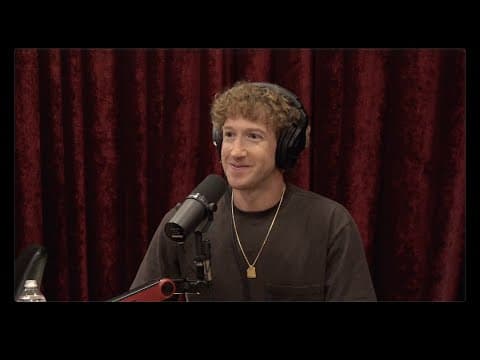 Joe Rogan Experience #2255 - Mark Zuckerberg thumbnail