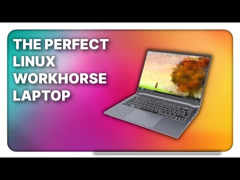 This solid 14'' AMD laptop is perfect for Linux! Tuxedo InfinityBook Pro 14 Gen 10 review thumbnail