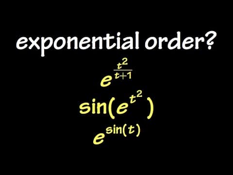 Which functions are of exponential orders? part2 thumbnail
