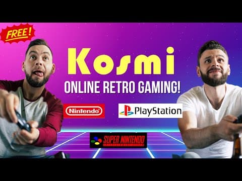 Kosmi:  Your Virtual Arcade for Retro Nintendo, Super Nintendo and Playstation Games thumbnail
