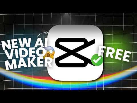 NEW CapCut AI Features & Tools are CRAZY and FREE thumbnail