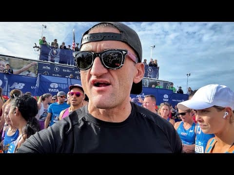 i got beat up at the NYC Marathon 2022 thumbnail