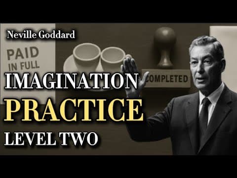 Neville’s Most Misunderstood Technique: The Act Without Form  Imagination Practice Course (Level 2) thumbnail