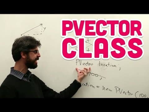 1.2: PVector class - The Nature of Code thumbnail