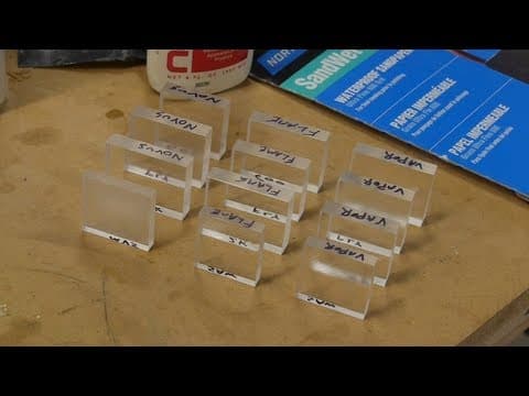 Optical finish for acrylic -- vapor polishing and other techniques thumbnail