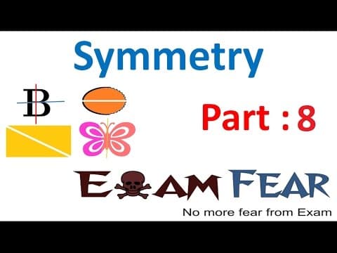 Maths Symmetry part 8 (Symmetry in Geometrical Figures) CBSE Class 6 Mathematics VI thumbnail