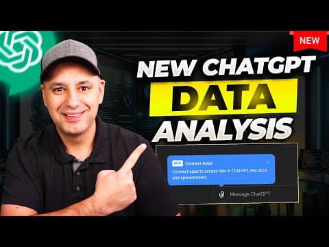 New ChatGPT Data Analysis is Mind Blowing thumbnail