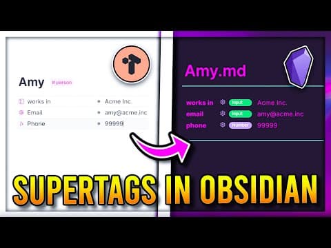 Make Tana Supertags 🦸 in Obsidian using the Metadata Menu Plugin thumbnail