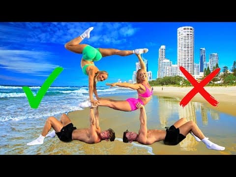 TWIN BOYS vs TWIN GIRLS Extreme YOGA CHALLENGE REMATCH! thumbnail