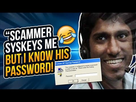 Scammer SysKeys me, but I know the password! LOL thumbnail