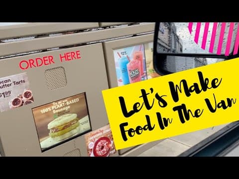 What I Eat In a Day Living In a Van |  Van Life Cooking "Kinda" thumbnail