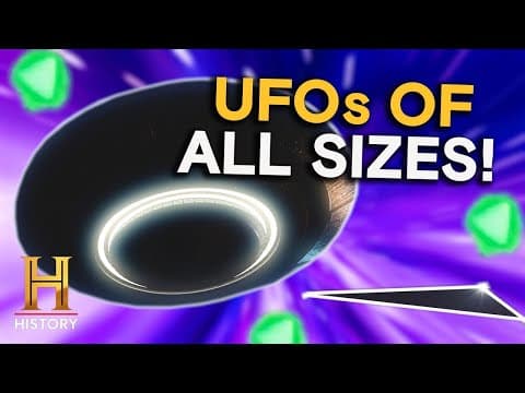 Strange-Shaped UFOs Spotted Around the World | The Proof Is Out There | History thumbnail