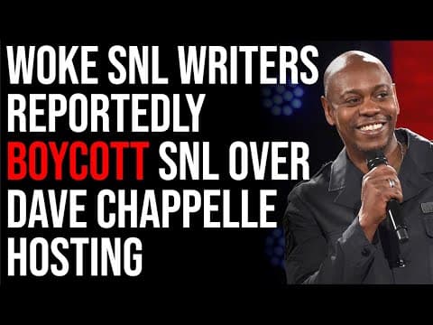 Woke SNL Writers Reportedly BOYCOTT SNL Over Dave Chappelle Hosting thumbnail