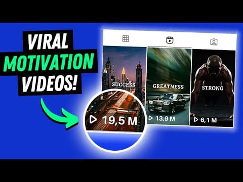 How to Create VIRAL Motivational Videos for MILLIONS of Views thumbnail