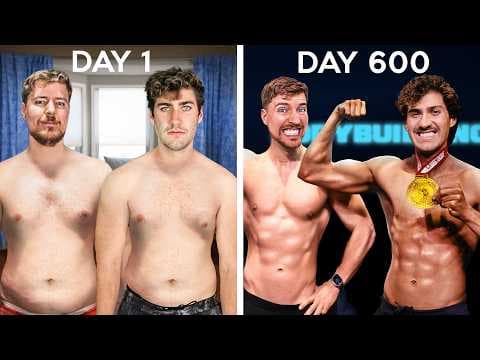 My 600 Day Transformation Against MrBeast thumbnail