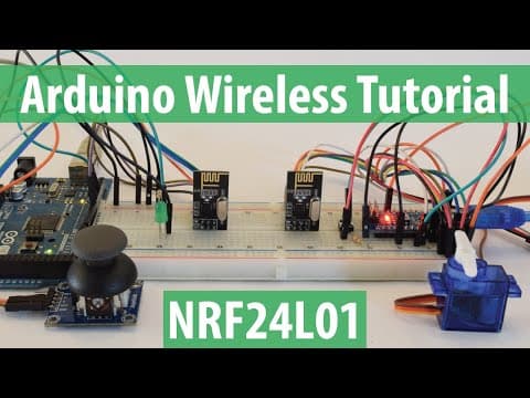 Arduino Wireless Communication – NRF24L01 Tutorial thumbnail