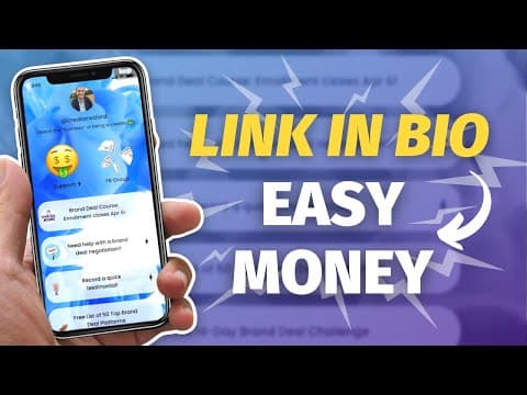 The Best Link In Bio To Make Money On Instagram, TikTok, and YouTube! thumbnail