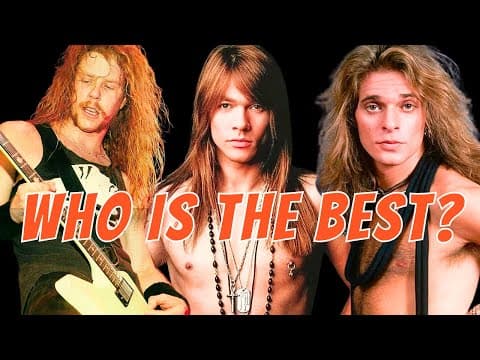 Top 20 Best Rock Frontmen of 1980s RANKED! thumbnail
