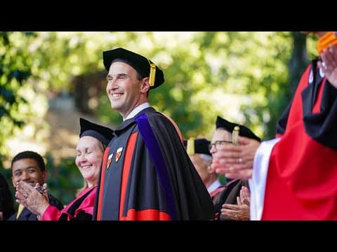 Highlights from President Jon Levin's inauguration thumbnail