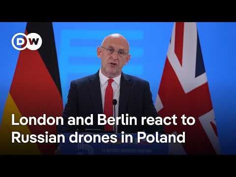 Aftermath of Russian drones being shot down over Poland | DW News thumbnail