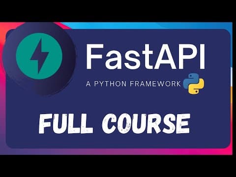 FastAPI - A python framework | Full Course thumbnail