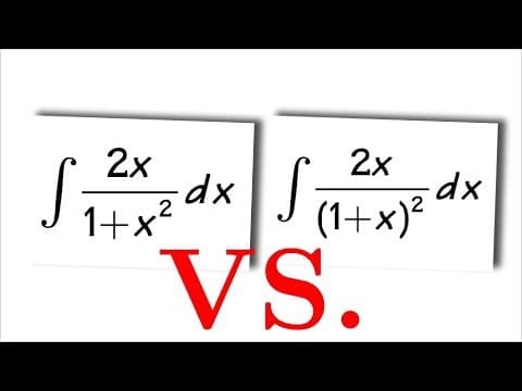 Q1, u-sub & u-sub with solving for x thumbnail